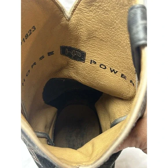 Anderson Bean Horsepower Seas the Day HP1823 Square Toe COWBOY BOOTS 9.5 D Fish - Picture 6 of 9